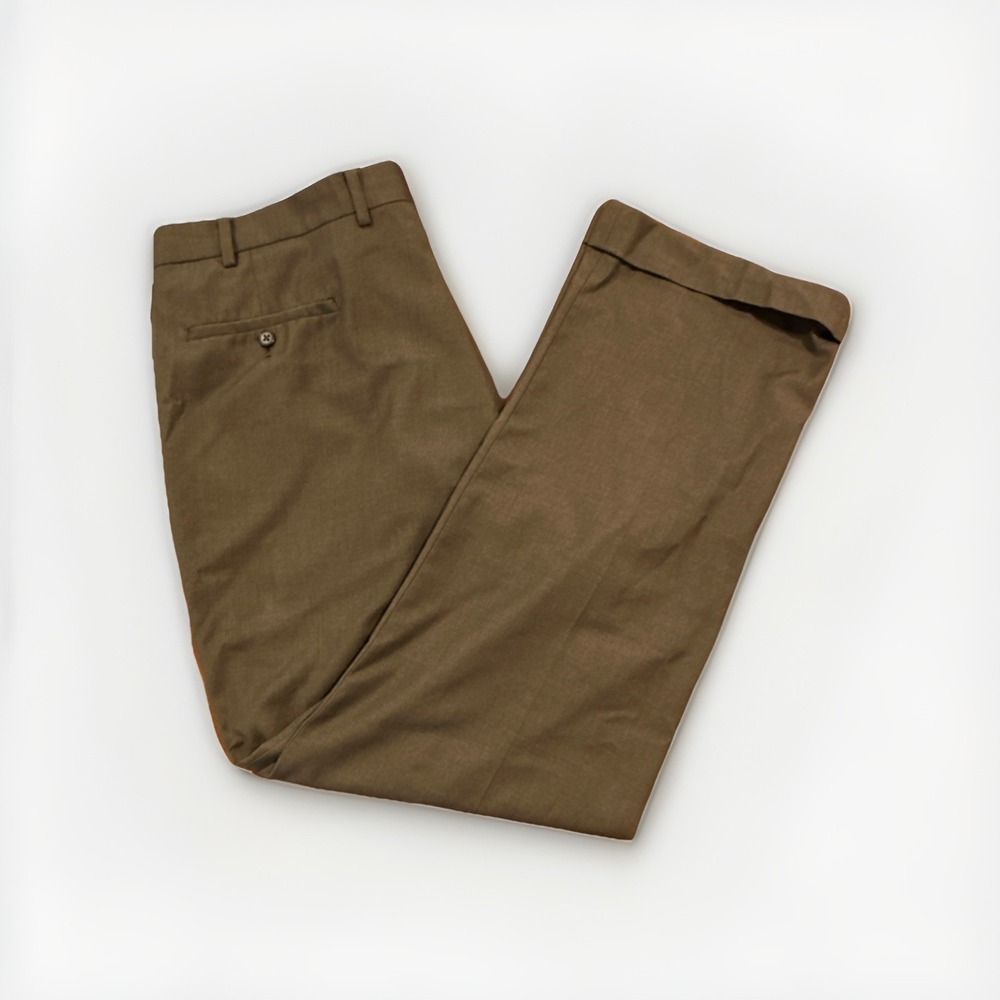 Lauren Ralph‎ Lauren Men's Brown Dress Pants Pleated 38W